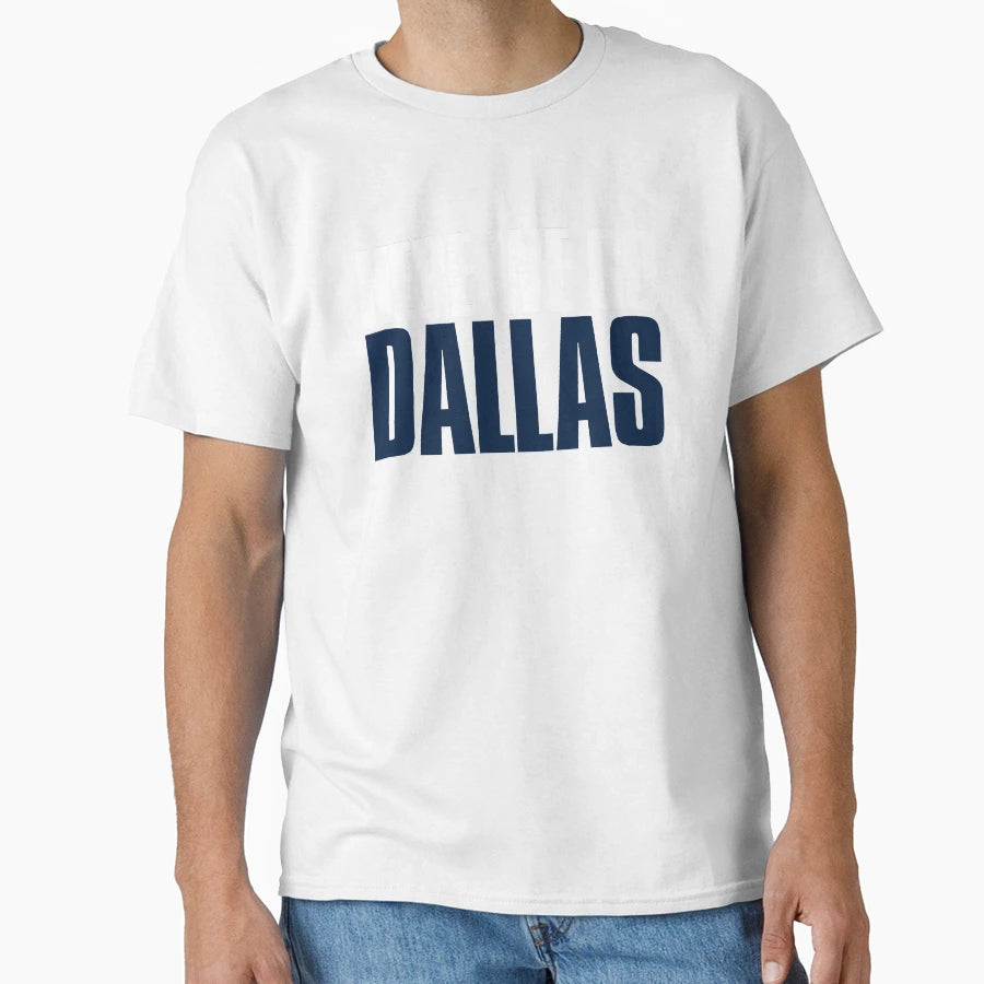 Here We Go Dallas Fan T-Shirt - Minimalist Print Unisex - T-Shirt, Sweatshirt, Hoodie