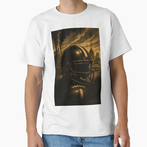 Pittsburgh Football V6 T-Shirt - Graphic Print Men Women - T-Shirt, Sweatshirt, Hoodie