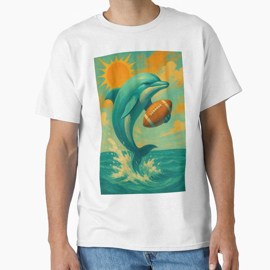 Miami Football V3 T-Shirt - Trendy Graphic Unisex - T-Shirt, Sweatshirt, Hoodie