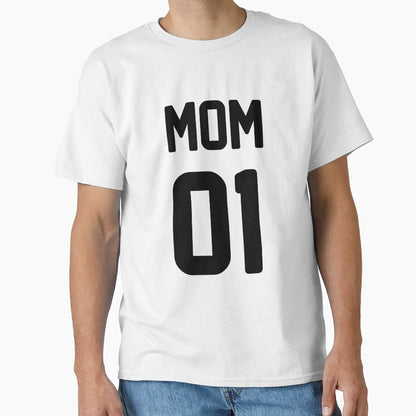 Mom 1 T-Shirt - Minimalist Print Unisex - T-Shirt, Sweatshirt, Hoodie