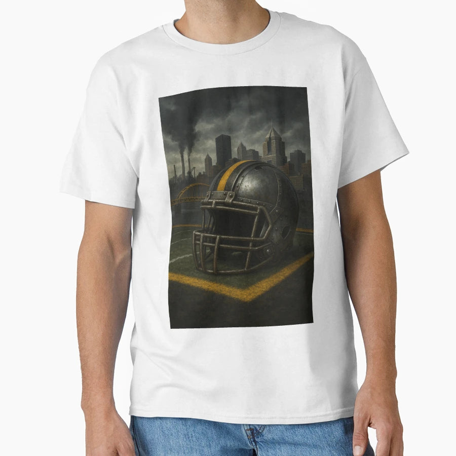 Pittsburgh Football V7 T-Shirt - Trendy Graphic Unisex - T-Shirt, Sweatshirt, Hoodie