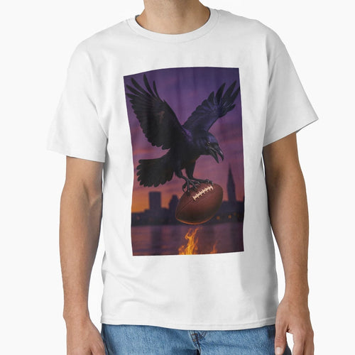 Baltimore Football V6 T-Shirt - Graphic Print Men Women - T-Shirt, Sweatshirt, Hoodie