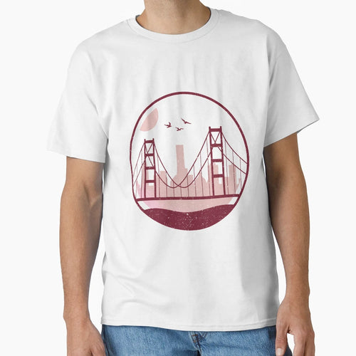 Golden Gate T-Shirt - Novelty Apparel Unisex - T-Shirt, Sweatshirt, Hoodie