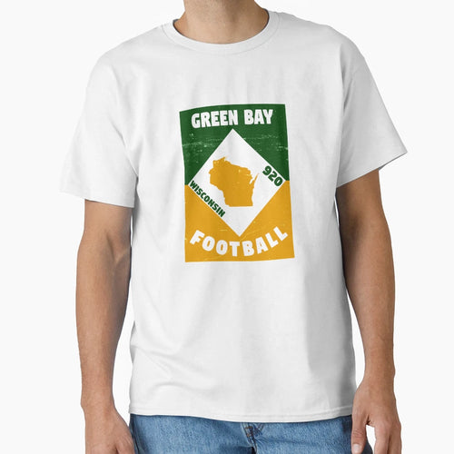 Green Bay Football T-Shirt - Casual Everyday Wear Men Women - T-Shirt, Sweatshirt, Hoodie
