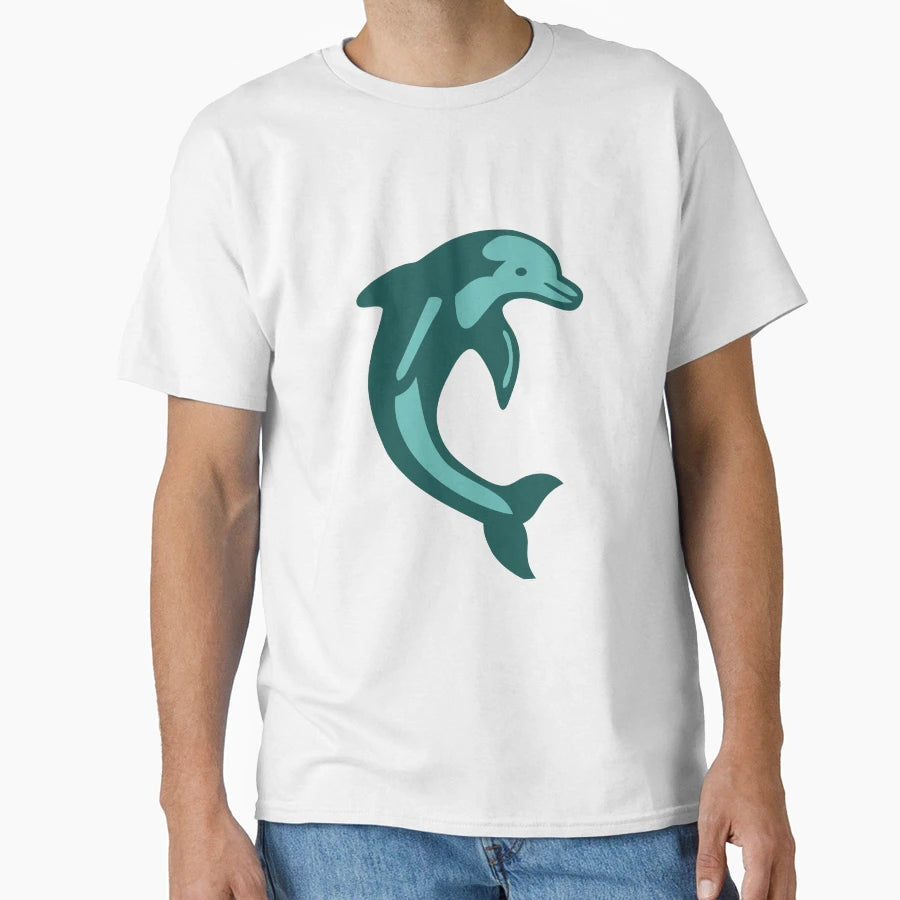 Dolphin Dolphin T-Shirt - Minimalist Print Men Women - T-Shirt, Sweatshirt, Hoodie