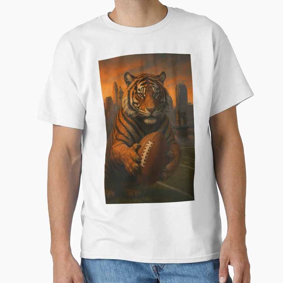 Cincinnati Football V3 T-Shirt - Trendy Graphic Unisex - T-Shirt, Sweatshirt, Hoodie