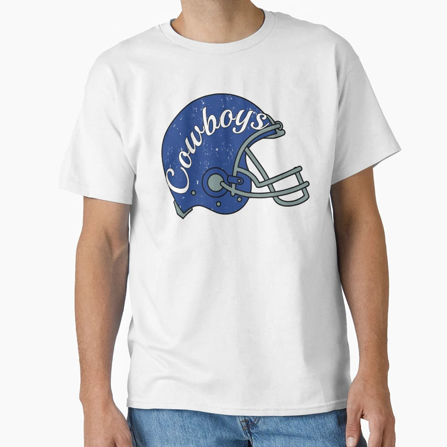 Cowboys Helmet T-Shirt - Trendy Graphic for Adults - T-Shirt, Sweatshirt, Hoodie