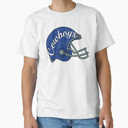 Cowboys Helmet T-Shirt - Trendy Graphic for Adults - T-Shirt, Sweatshirt, Hoodie