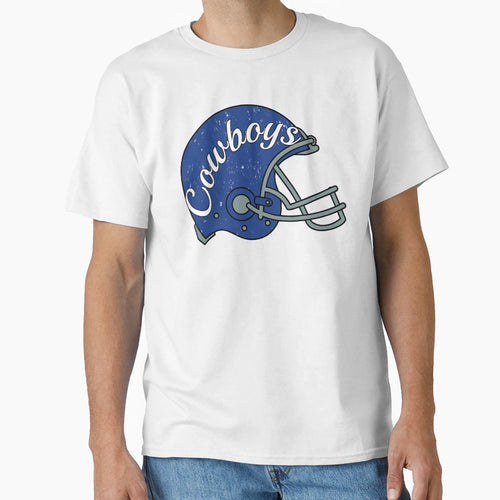 Cowboys Helmet T-Shirt - Trendy Graphic for Adults - T-Shirt, Sweatshirt, Hoodie