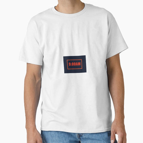 Its Time Breakfast 9Am Clock T-Shirt - Fun Novelty Design Unisex - T-Shirt, Sweatshirt, Hoodie