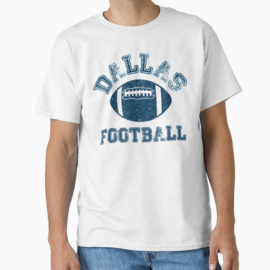 Dallas Distressed Pro Football Team Sweatshirt - Custom Art Print Unisex - T-Shirt, Sweatshirt, Hoodie