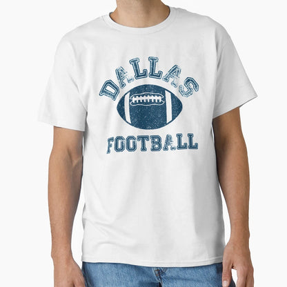 Dallas Distressed Pro Football Team Sweatshirt - Custom Art Print Unisex - T-Shirt, Sweatshirt, Hoodie