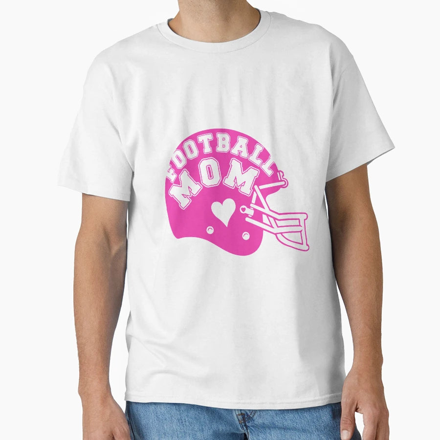 Football Mom Helmet T-Shirt - Trendy Graphic Men Women - T-Shirt, Sweatshirt, Hoodie