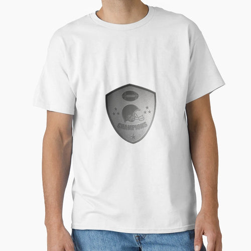 American Football Champions Shield T-Shirt - Unique Graphic for Adults - T-Shirt, Sweatshirt, Hoodie