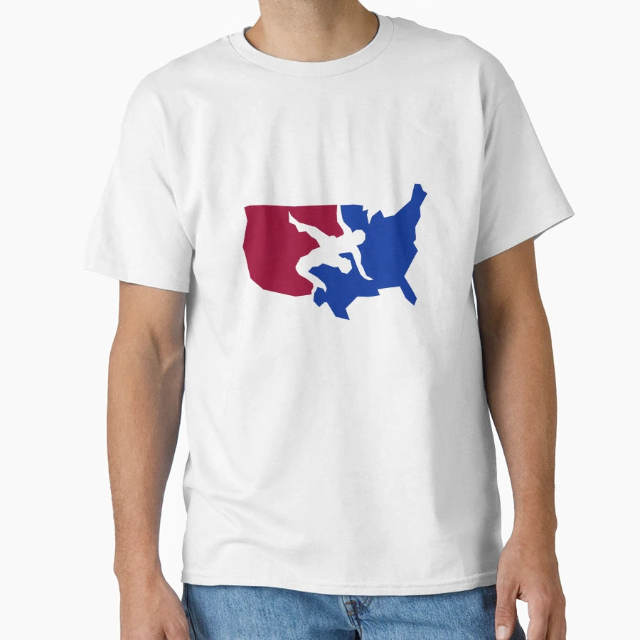 All American Wrestling T-Shirt - Graphic Print for Adults - T-Shirt, Sweatshirt, Hoodie