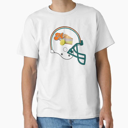 Miami Key Lime Pies Helmet T-Shirt - Aesthetic Graphic for Adults - T-Shirt, Sweatshirt, Hoodie