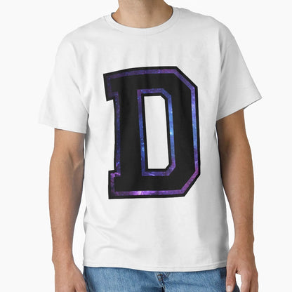 D Varsity Letter T-Shirt - Novelty Apparel Men Women - T-Shirt, Sweatshirt, Hoodie