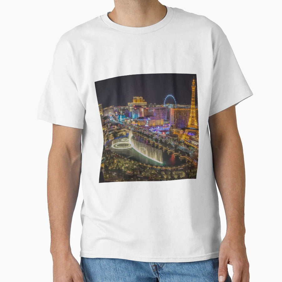 Las Vegas Nevada Iconic Skyline T-Shirt - Streetwear Style for Adults - T-Shirt, Sweatshirt, Hoodie