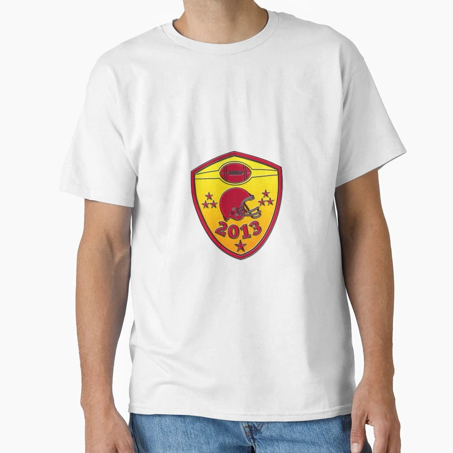 American Football Champions 2013 Shield T-Shirt - Unique Graphic Men Women - T-Shirt, Sweatshirt, Hoodie