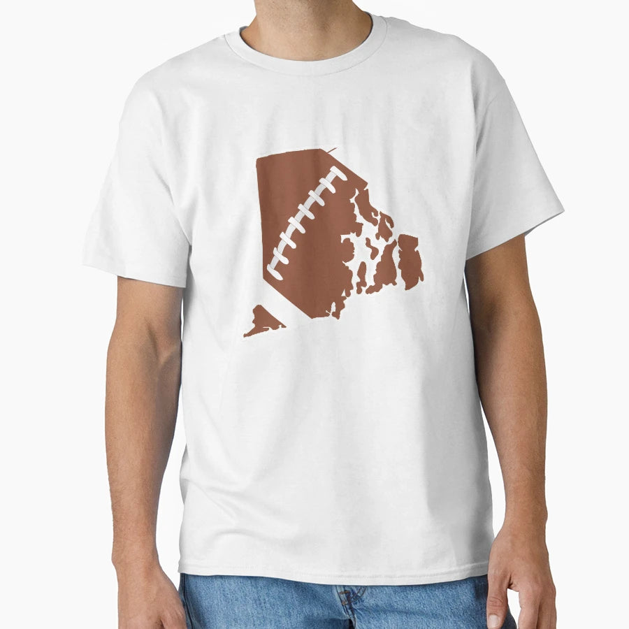 Football Rhode Island Fun T-Shirt - Casual Everyday Wear Men Women - T-Shirt, Sweatshirt, Hoodie