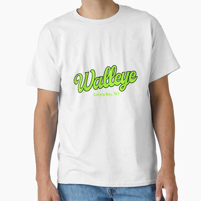 Green Bay Walleye T-Shirt - Graphic Print Unisex - T-Shirt, Sweatshirt, Hoodie