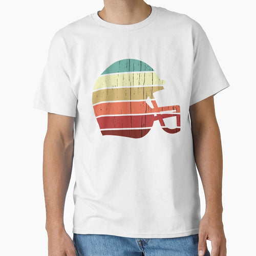 American Football Helmet Sunset T-Shirt - Streetwear Style Men Women - T-Shirt, Sweatshirt, Hoodie