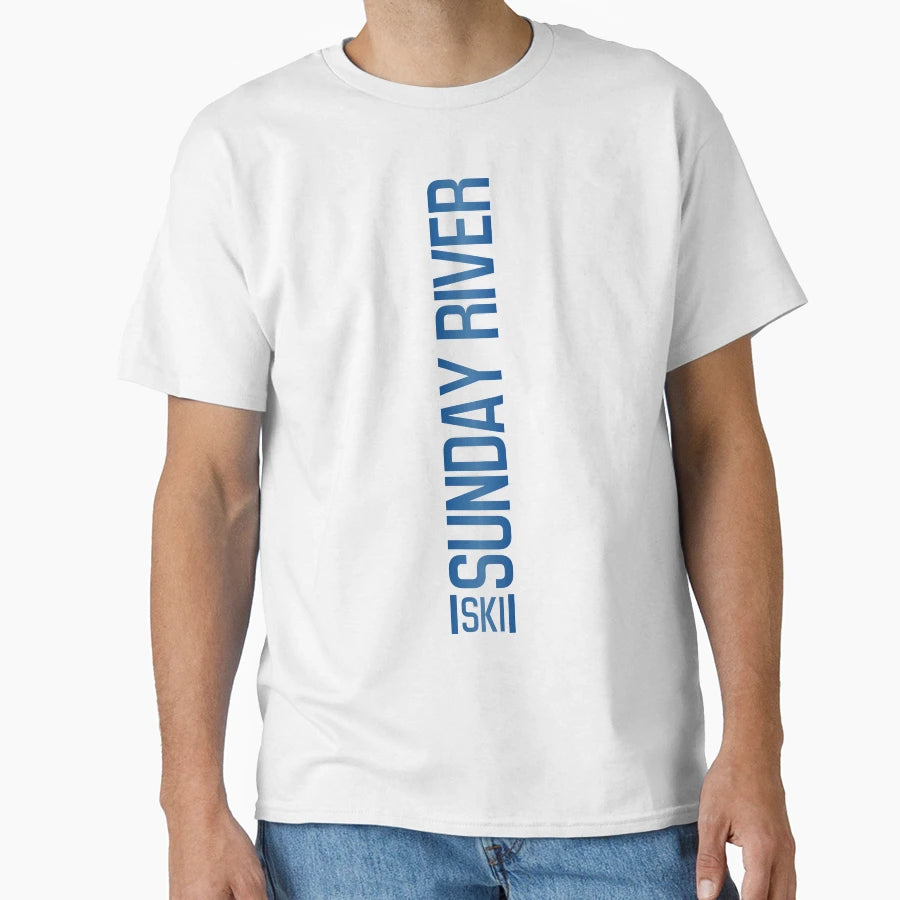 Ski Sunday River T-Shirt - Minimalist Print for Adults - T-Shirt, Sweatshirt, Hoodie
