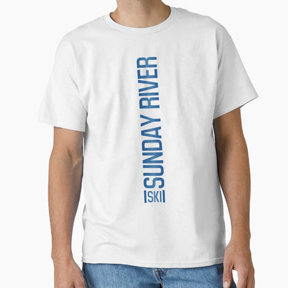 Ski Sunday River T-Shirt - Minimalist Print for Adults - T-Shirt, Sweatshirt, Hoodie