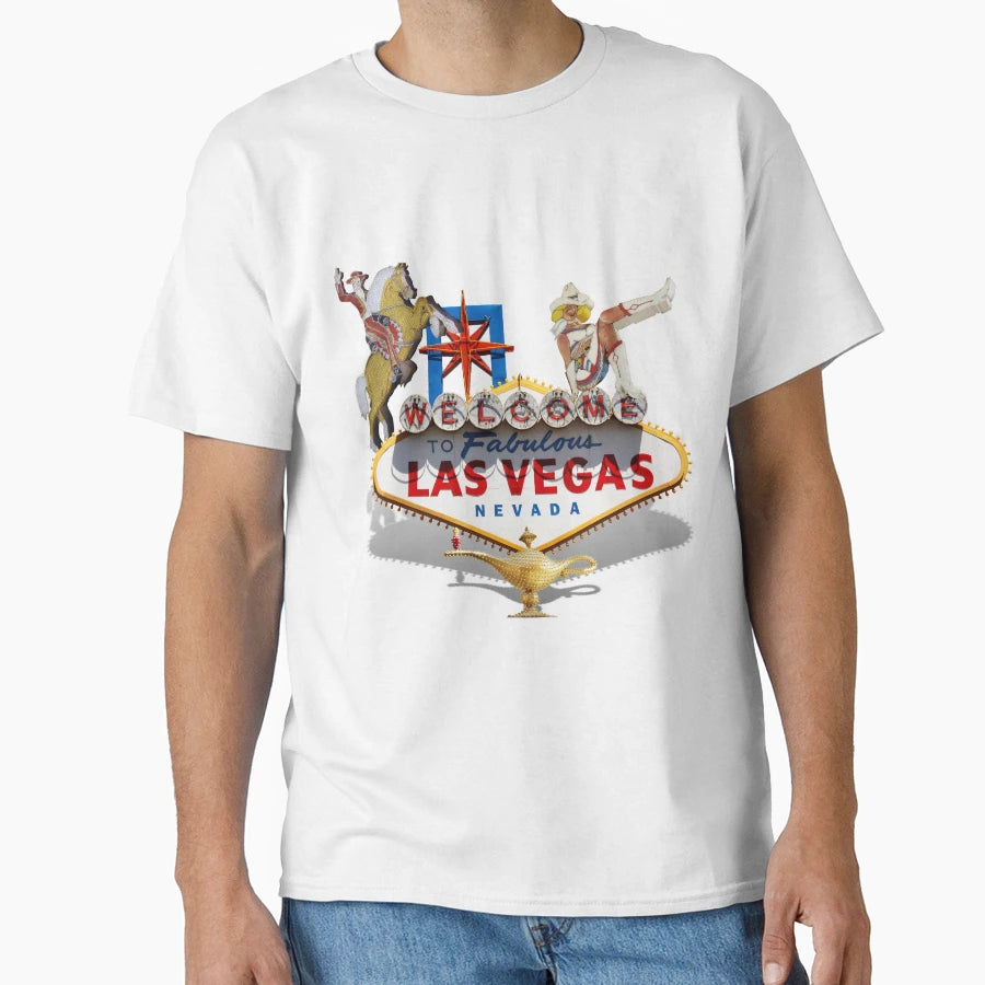 Las Vegas Welcome Sign T-Shirt - Trendy Graphic Unisex - T-Shirt, Sweatshirt, Hoodie