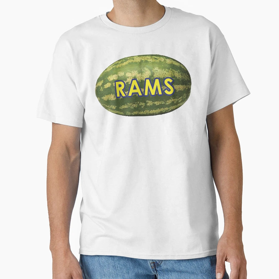Rams Melon Head T-Shirt - Graphic Print Men Women - T-Shirt, Sweatshirt, Hoodie