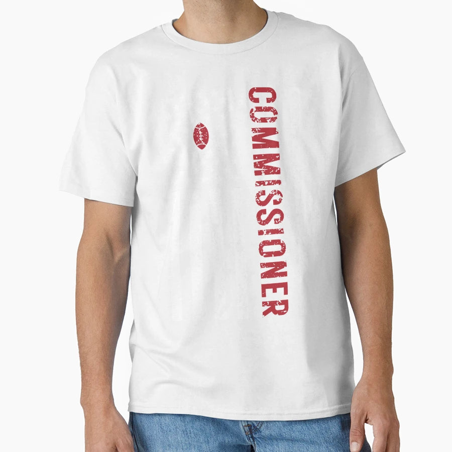 American Flag Commissioner T-Shirt - Trendy Graphic for Adults - T-Shirt, Sweatshirt, Hoodie