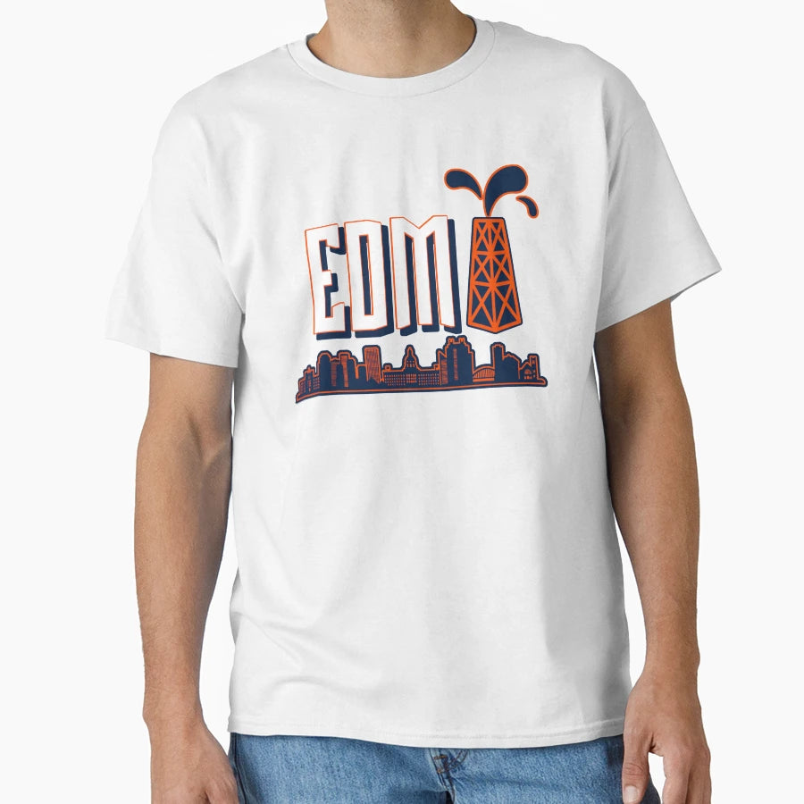 Edmonton Derrick Logo T-Shirt - Trendy Graphic Men Women - T-Shirt, Sweatshirt, Hoodie