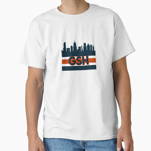 Chicago Bears Stripes T-Shirt - Unique Graphic Unisex - T-Shirt, Sweatshirt, Hoodie