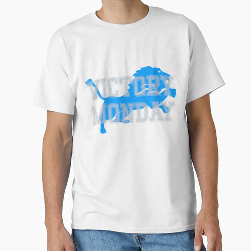 Detroit Lions Victory Monday T-Shirt - Fun Novelty Design for Adults - T-Shirt, Sweatshirt, Hoodie