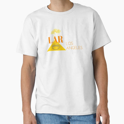 Football Triangle Palm Golden Trees Lax T-Shirt - Novelty Apparel Unisex - T-Shirt, Sweatshirt, Hoodie