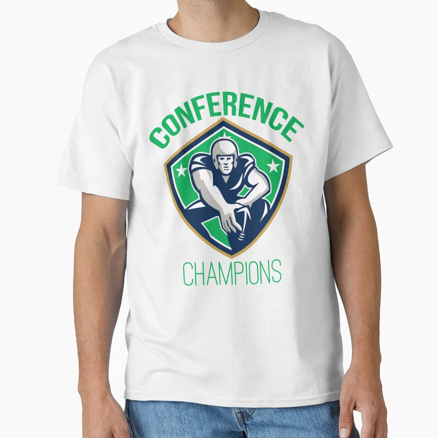 American Football Snap Conference Champions T-Shirt - Trendy Graphic Unisex - T-Shirt, Sweatshirt, Hoodie