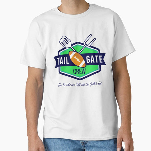 Football Tailgate Crew T-Shirt - Aesthetic Graphic for Adults - T-Shirt, Sweatshirt, Hoodie