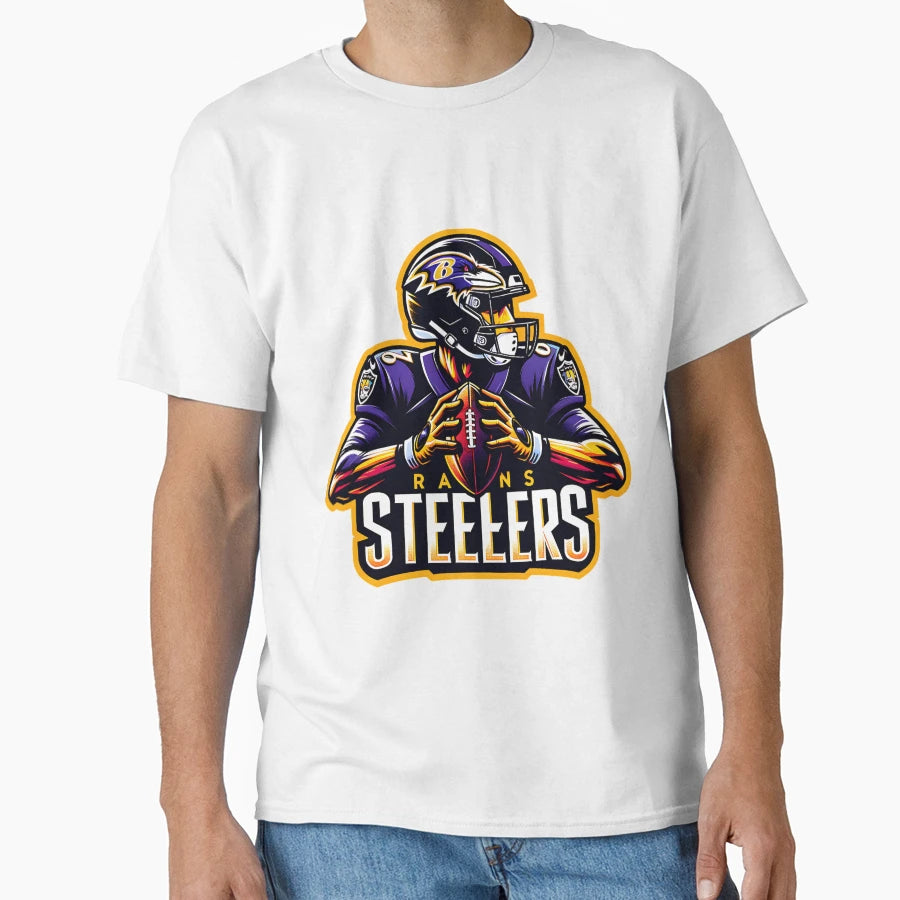 Ravens Steelers T-Shirt - Casual Everyday Wear Men Women - T-Shirt, Sweatshirt, Hoodie