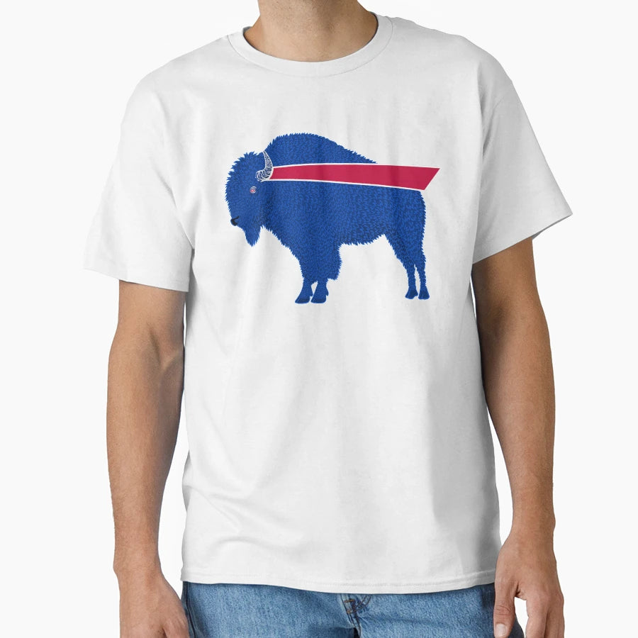 Blue Bison V2 T-Shirt - Unique Graphic Men Women - T-Shirt, Sweatshirt, Hoodie