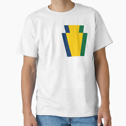 Home Pa Flag Keystone White T-Shirt - Custom Art Print for Adults - T-Shirt, Sweatshirt, Hoodie