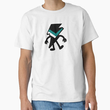 Black White Teal Lightning Bolt Power T-Shirt - Graphic Print for Adults - T-Shirt, Sweatshirt, Hoodie