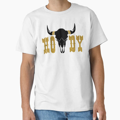 Howdy Cowgirl Rodeo Western T-Shirt - Custom Art Print for Adults - T-Shirt, Sweatshirt, Hoodie