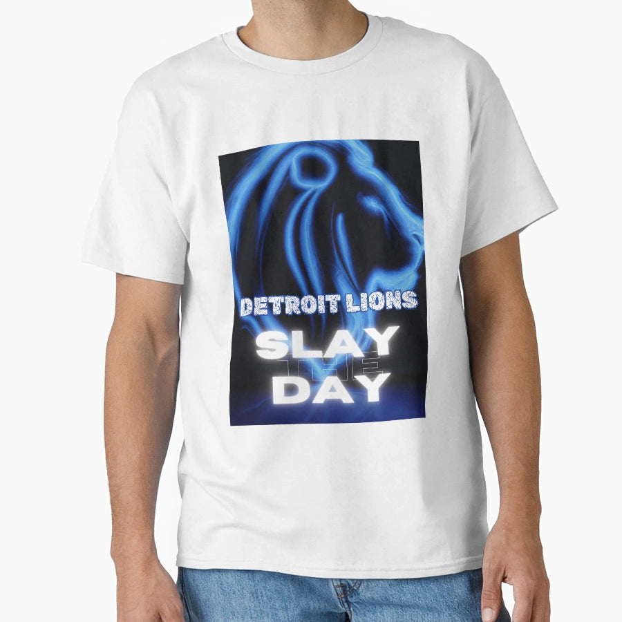 Detroit Lions Slay Day Collection 1 T-Shirt - Graphic Print for Adults - T-Shirt, Sweatshirt, Hoodie