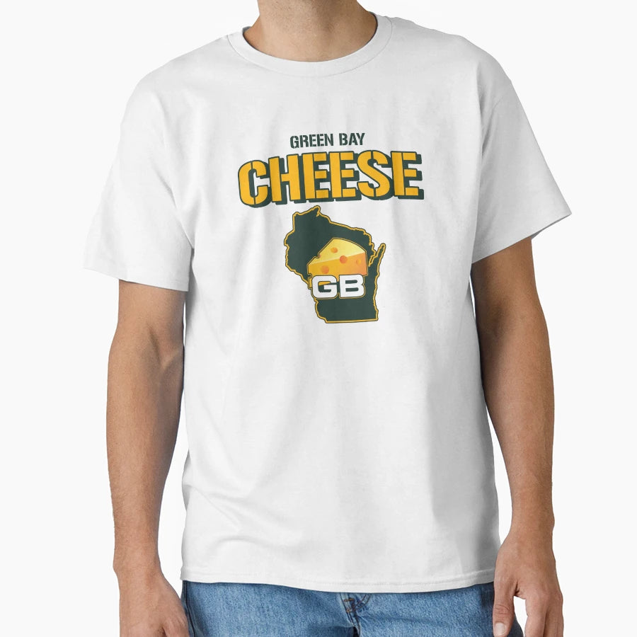 Green Bay Cheese Wordmark T-Shirt - Minimalist Print for Adults - T-Shirt, Sweatshirt, Hoodie
