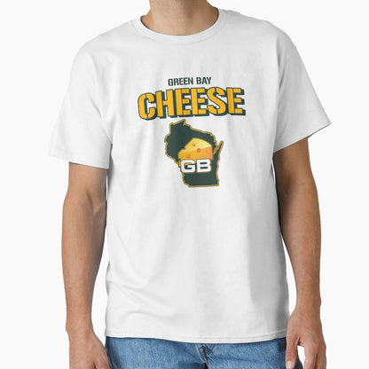 Green Bay Cheese Wordmark T-Shirt - Minimalist Print for Adults - T-Shirt, Sweatshirt, Hoodie