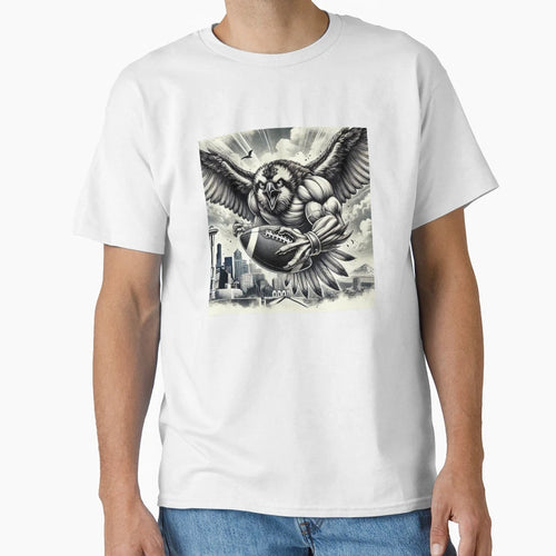 Seattle Football T-Shirt - Aesthetic Graphic for Adults - T-Shirt, Sweatshirt, Hoodie