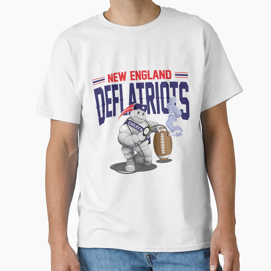 Deflatriots T-Shirt - Aesthetic Graphic Unisex - T-Shirt, Sweatshirt, Hoodie
