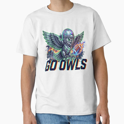Legendary Owl Rising From Flames T-Shirt - Fun Novelty Design Men Women - T-Shirt, Sweatshirt, Hoodie