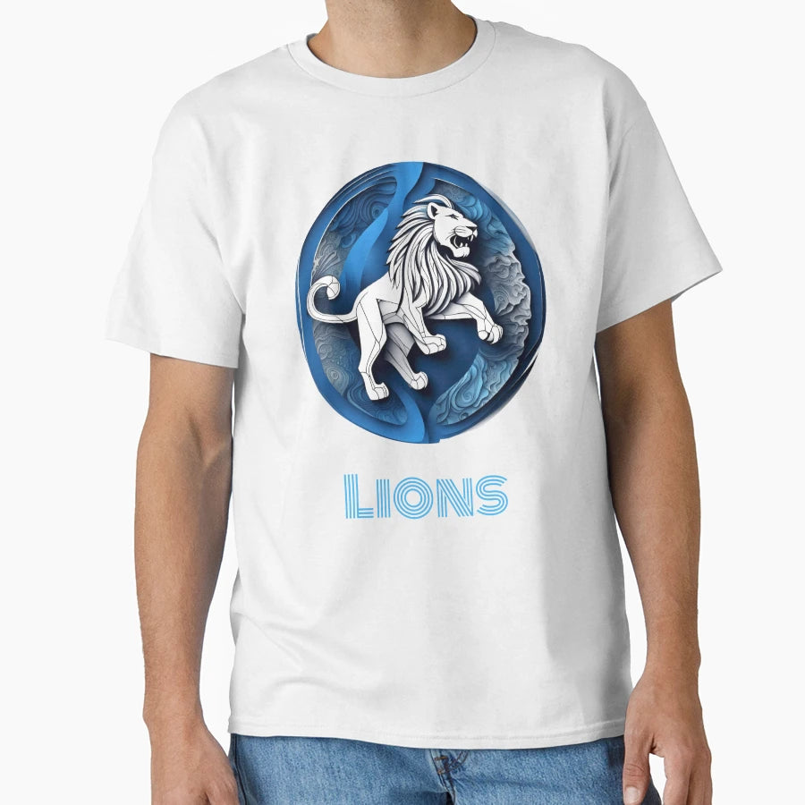 Lions Us Sports 3 T-Shirt - Streetwear Style for Adults - T-Shirt, Sweatshirt, Hoodie