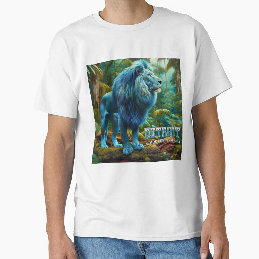 Detroit Lions Football Ii T-Shirt - Trendy Graphic for Adults - T-Shirt, Sweatshirt, Hoodie